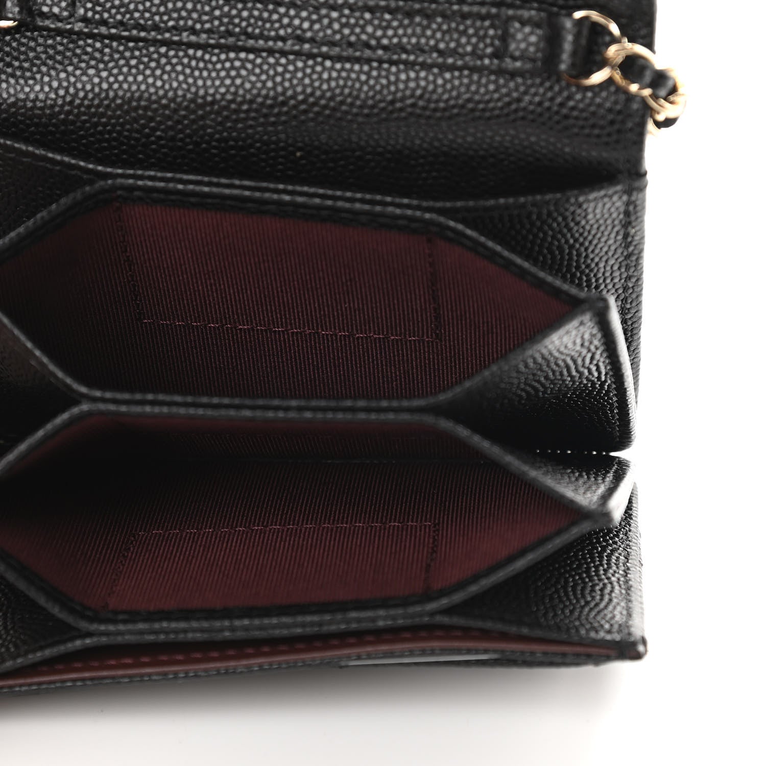 Chanel Caviar Quilted Flap Card Holder On Chain Black 5 of 11