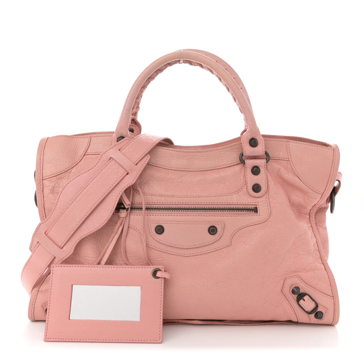 Balenciaga Agneau Classic Hardware City Rose Peche 3 of 17