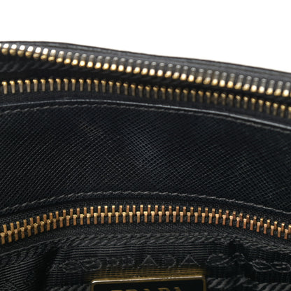 Prada Saffiano Large Galleria Double Zip Tote Black 15 of 29