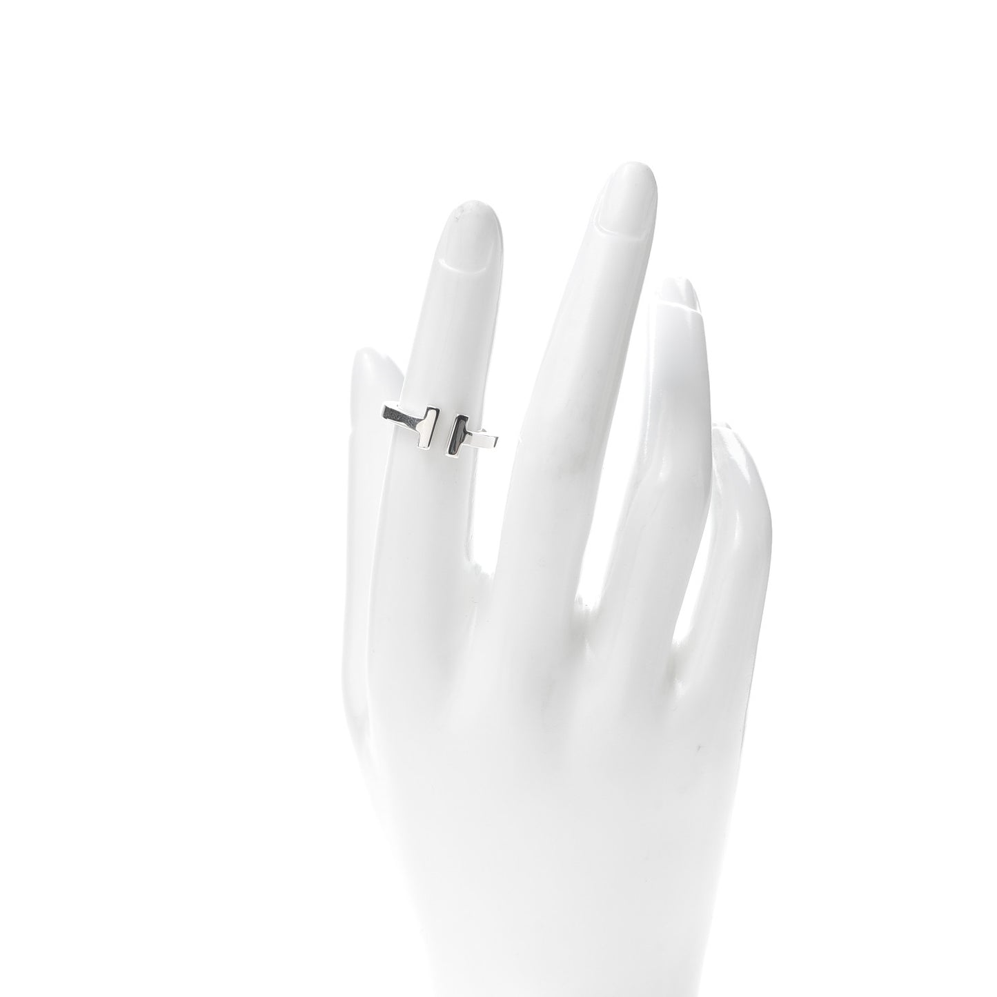 Sterling Silver T Square Ring 50 5.5