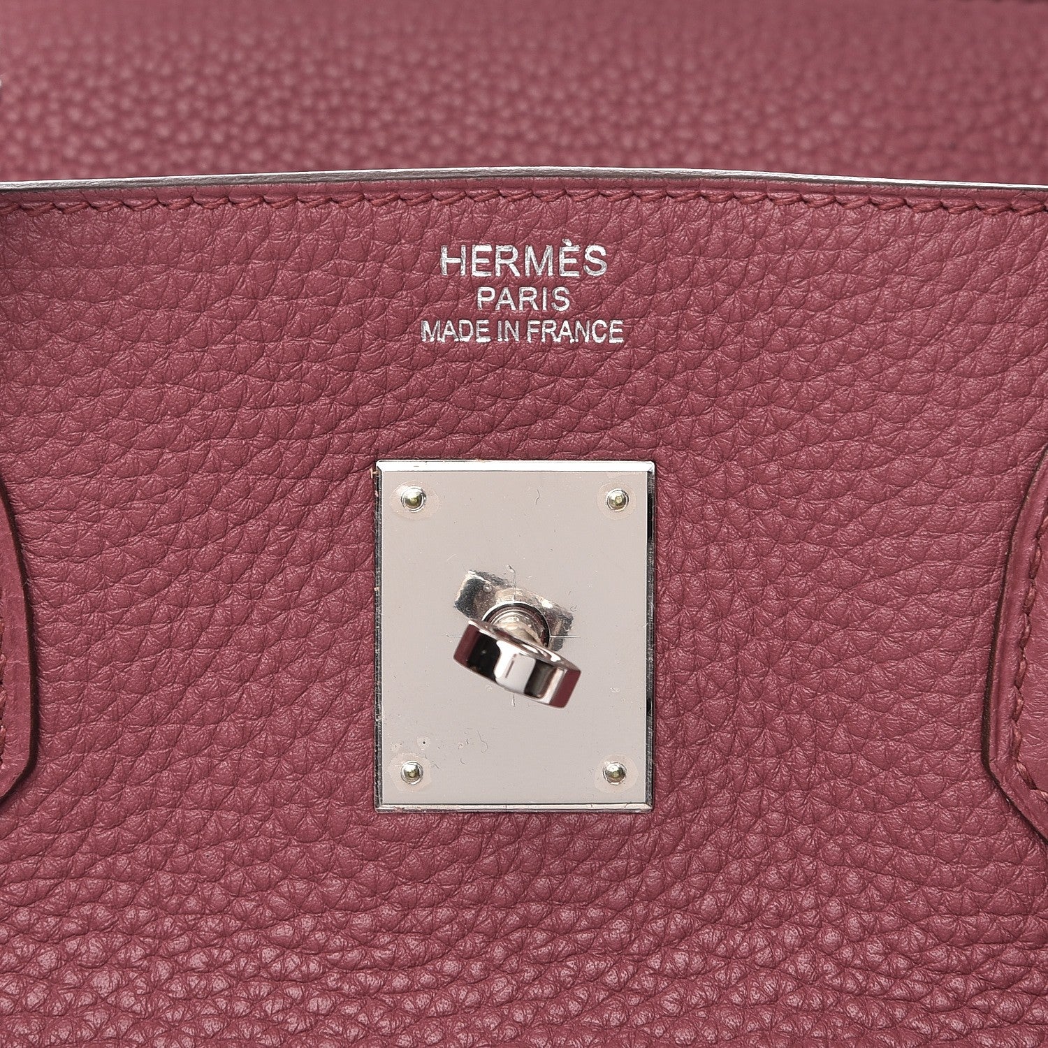 Hermes Taurillon Clemence Birkin 40 Bois de Rose 6 of 34