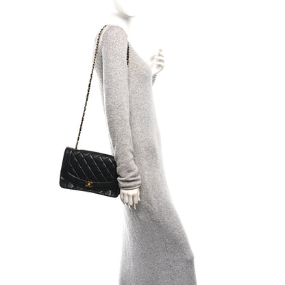 Chanel Lambskin Quilted Medium Single Flap Black 2 of 12