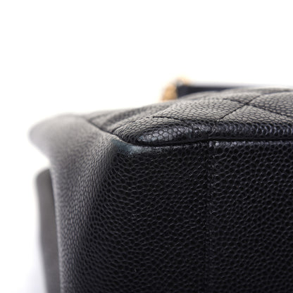 Chanel Caviar Quilted Grand Shopping Tote GST Black 14 of 19