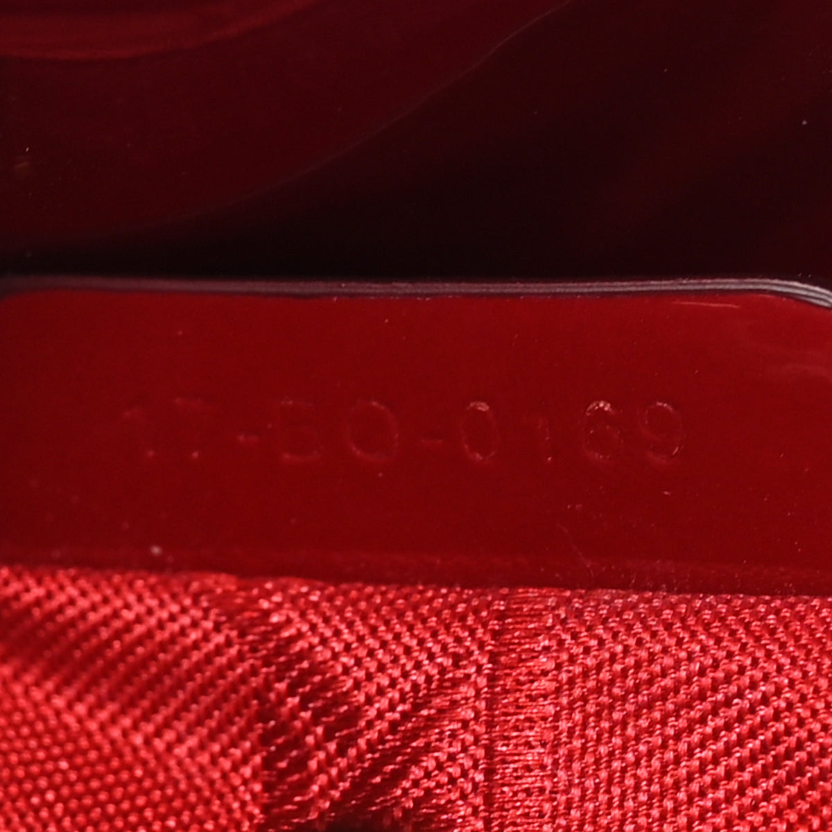 Christian Dior Patent Cannage Mini Lady Dior Red 7 of 10