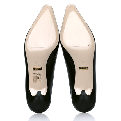 Gucci Malaga Kid Zumi Low Heel Mules 38 Black 4 of 7