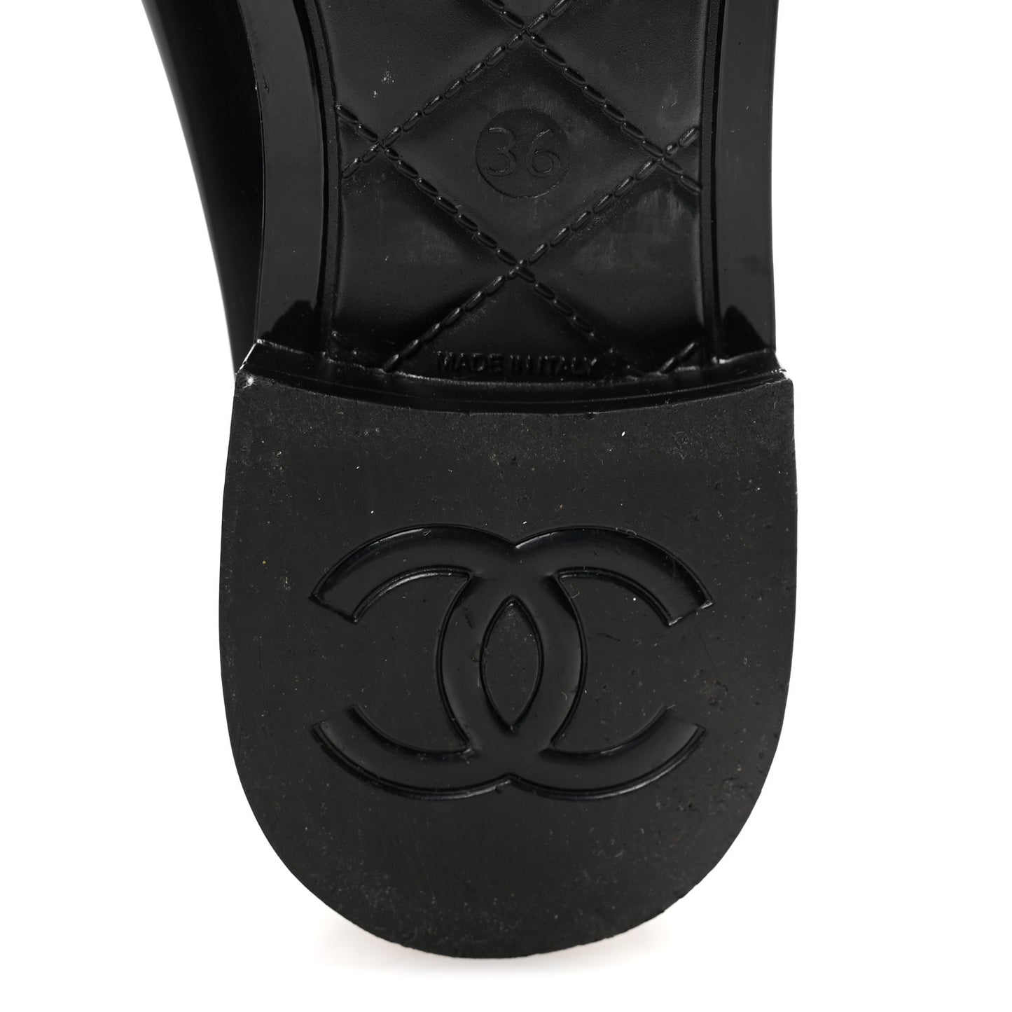 Rubber Rain Boots 36 Black