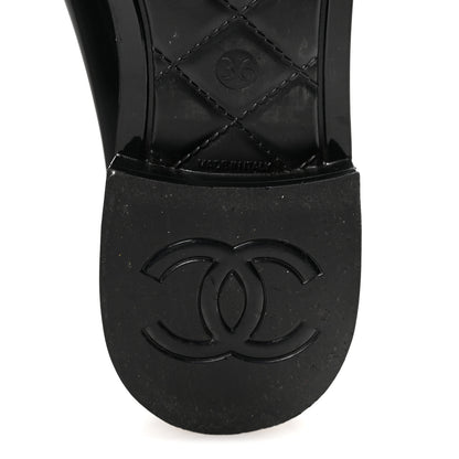 Chanel Rubber Rain Boots 36 Black 7 of 9