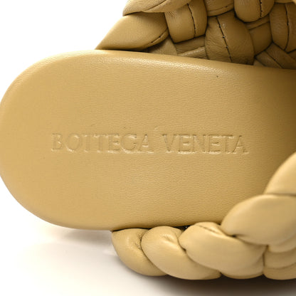 Bottega Veneta Nappa Twisted Padded Intrecciato Curve Slide Sandals 37 Tapioca 7 of 7