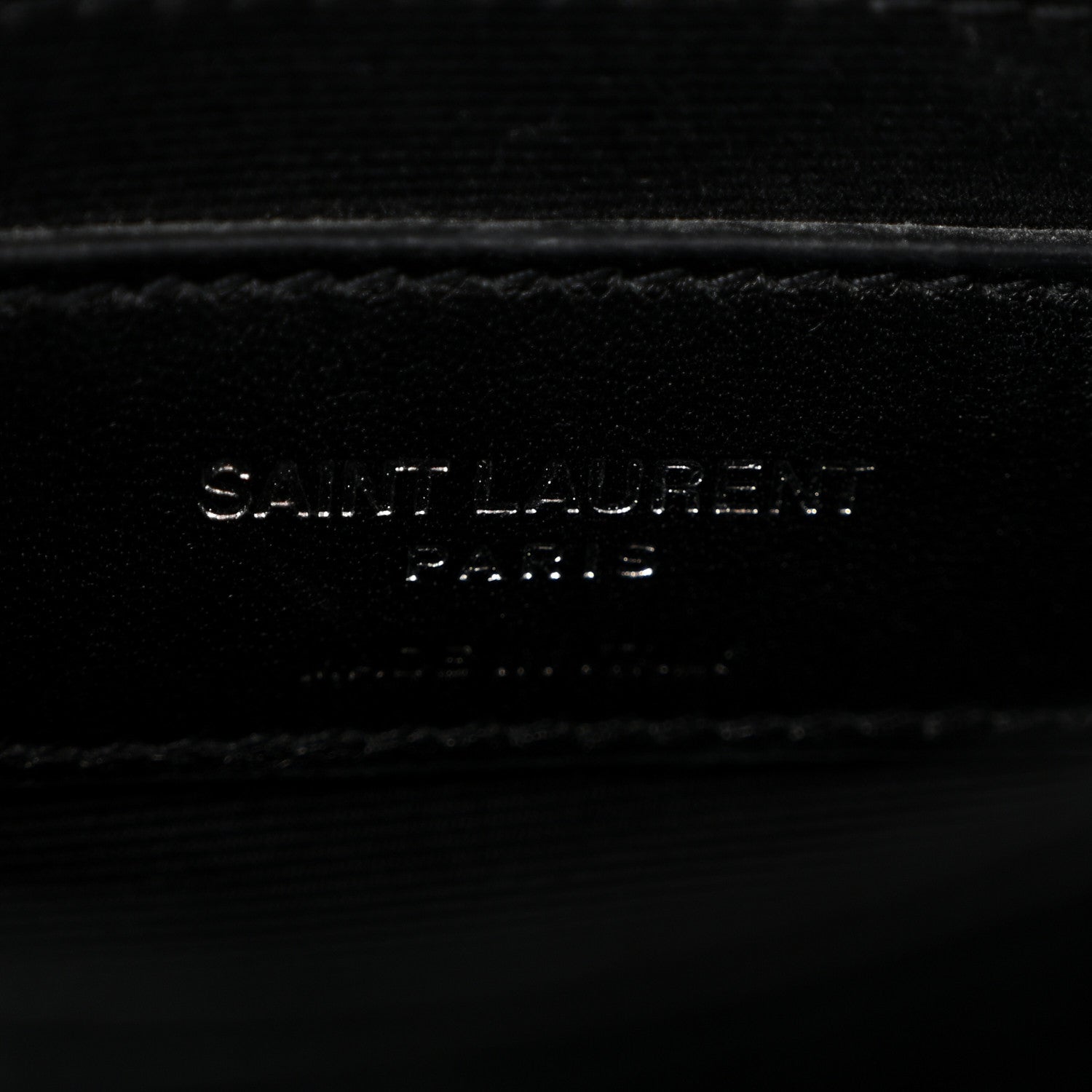 Saint Laurent Calfskin Y Quilted Monogram Toy Loulou Crossbody Bag Black 6 of 15