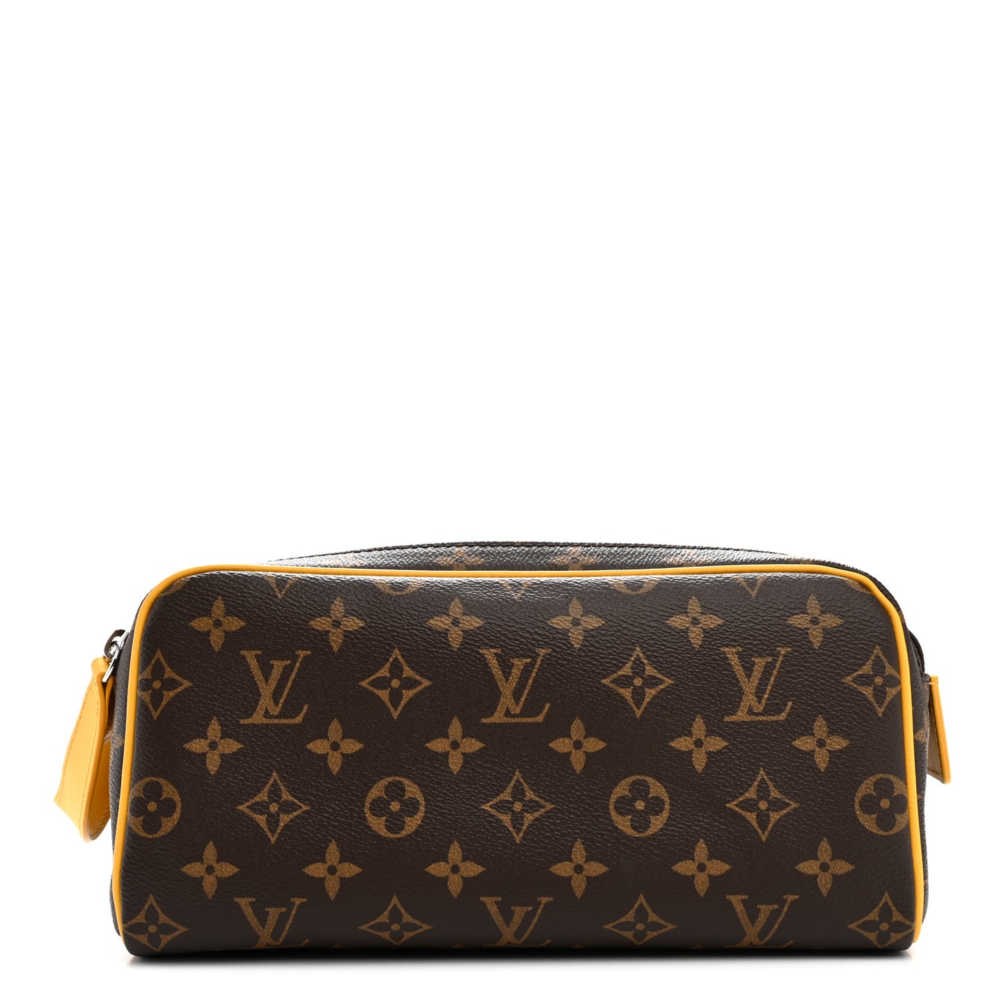 Monogram Macassar Dopp Kit Toilet Pouch Safran Yellow