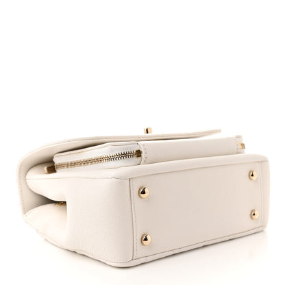 Chanel Caviar Quilted Medium Business Affinity Flap White 4 of 10
