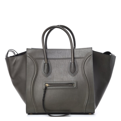 Celine Smooth Calfskin Medium Phantom Luggage Grey 1 of 18