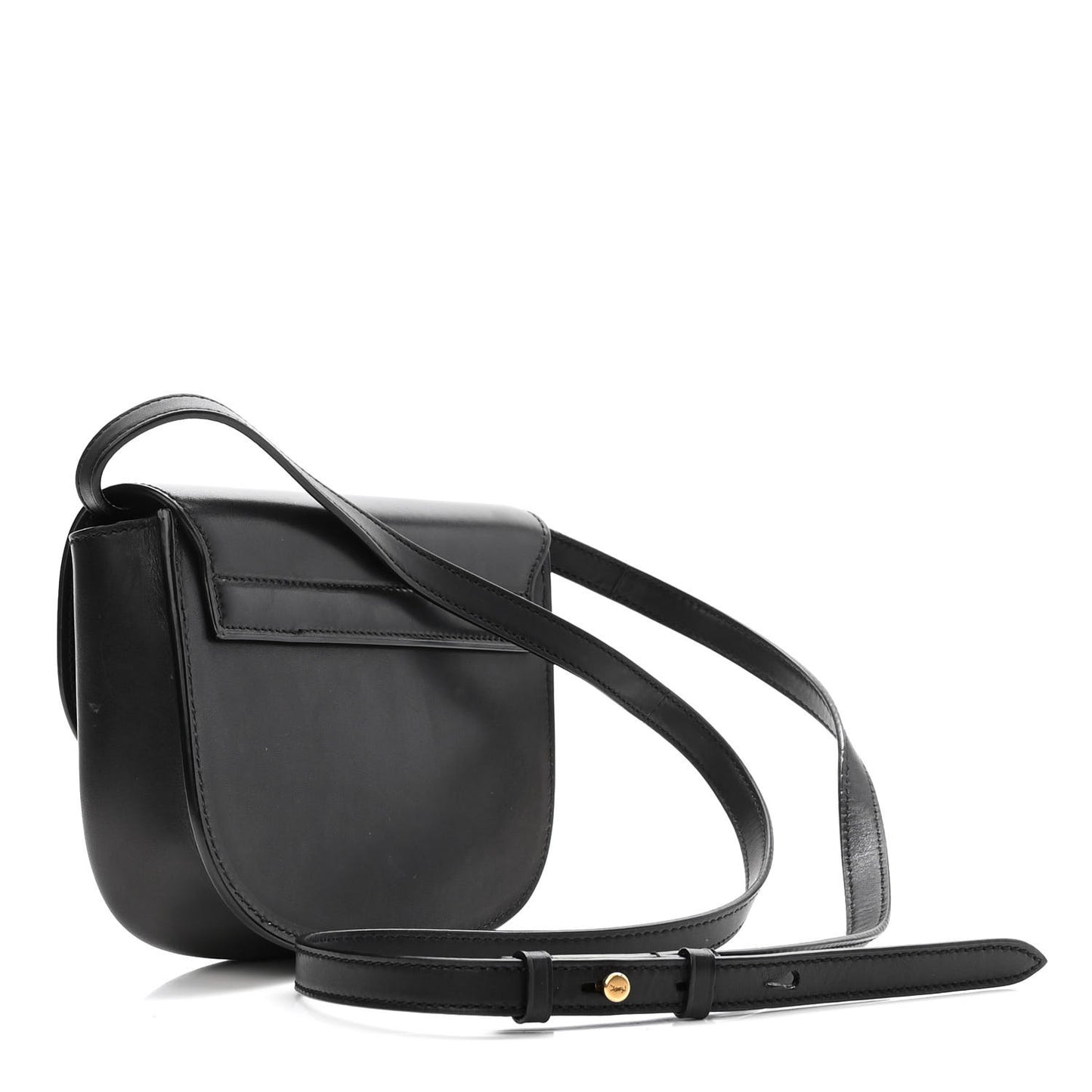 Smooth Calfskin Classic Monogram Small Kaia Satchel Black