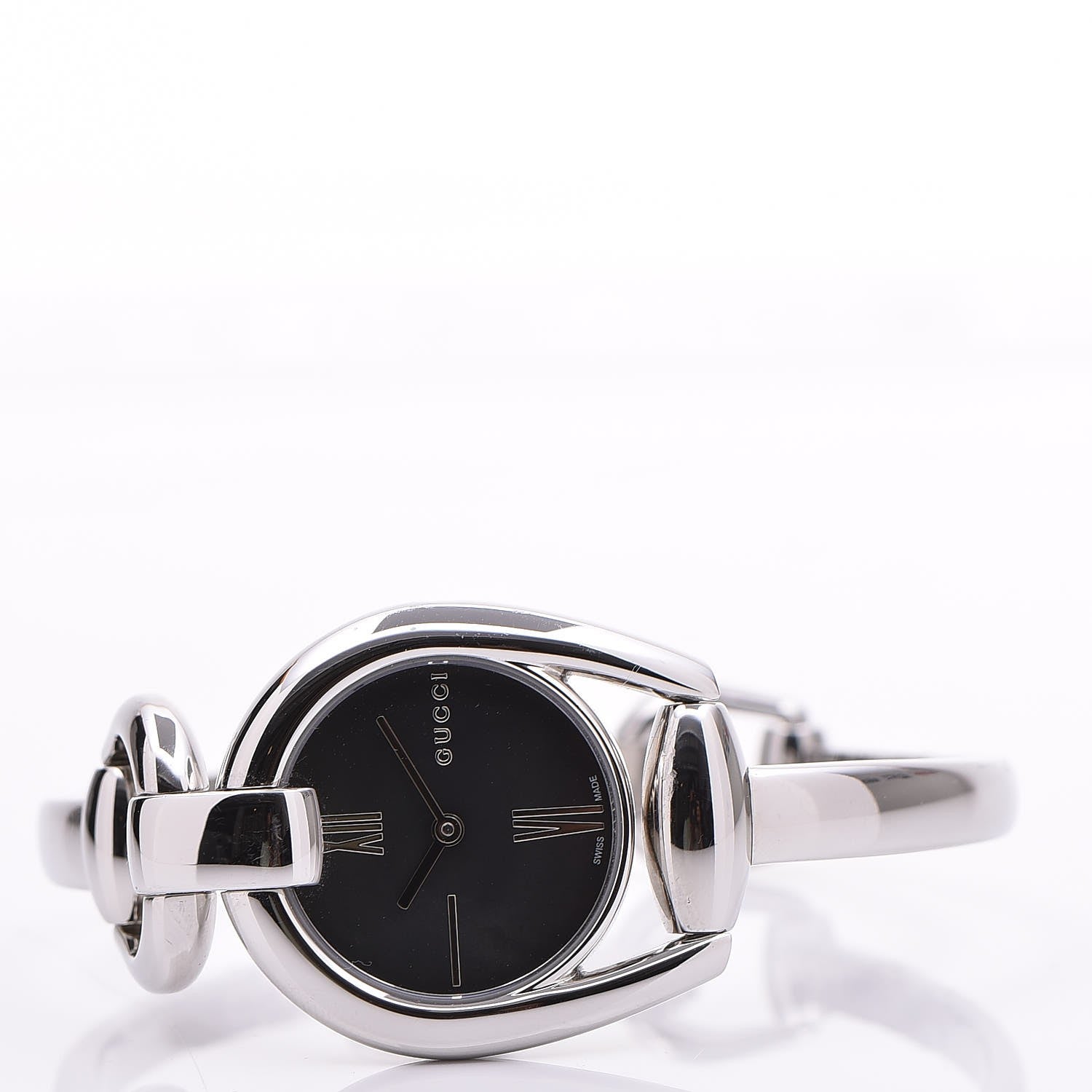 Gucci Stainless Steel 28mm Horsebit Quartz Watch Black 3 of 6