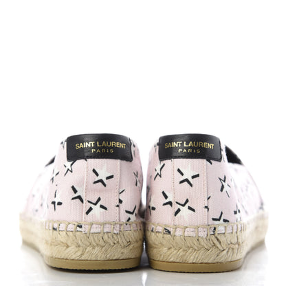 Saint Laurent Canvas Star Fun Espadrilles 39.5 Pink 6 of 10