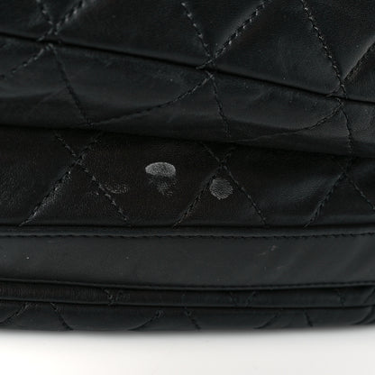 Chanel Lambskin Quilted Chanel 3 Maxi Flap Bag Black 14 of 14