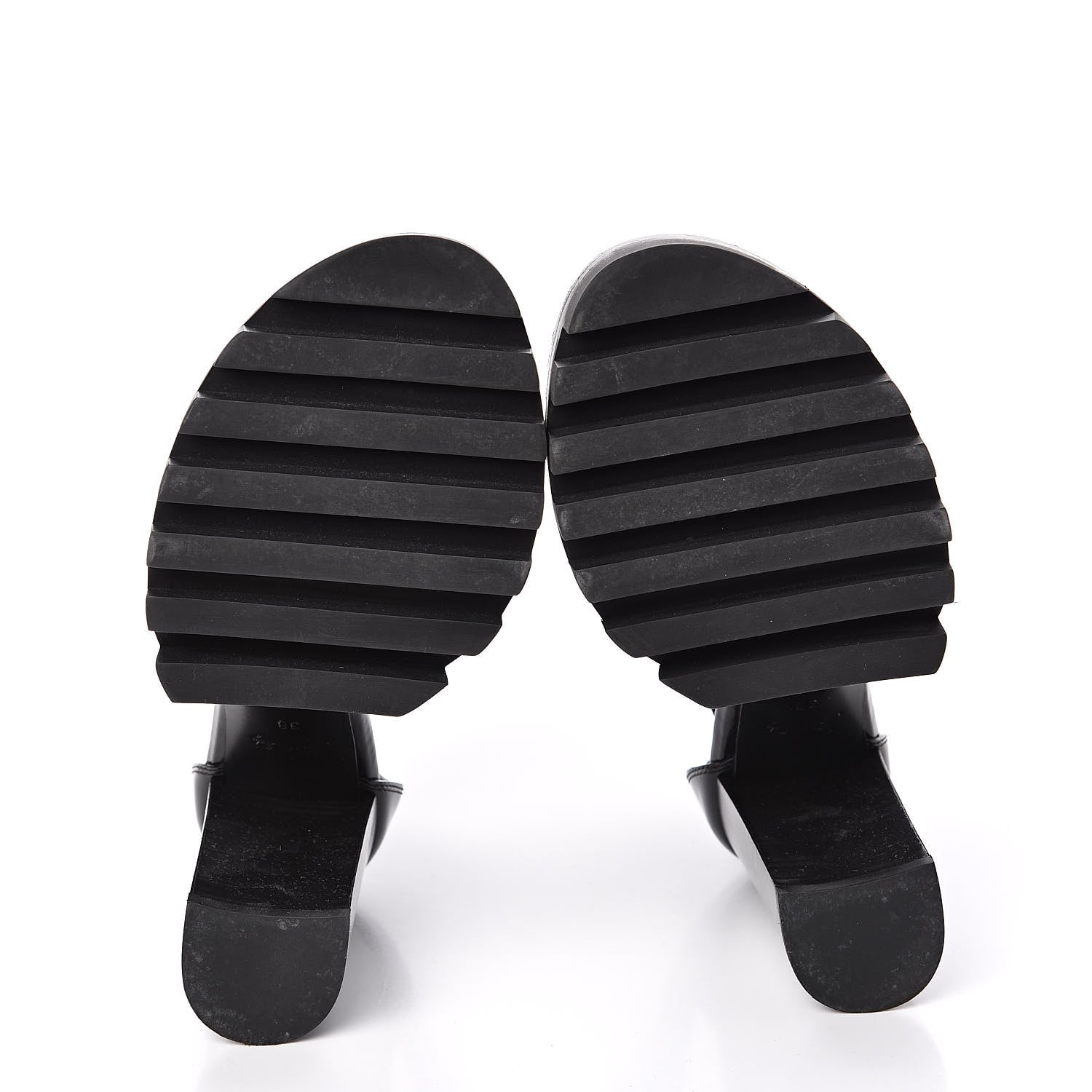 Louis Vuitton Glazed Calfskin Star Trail Sandals 38 Black 5 of 8