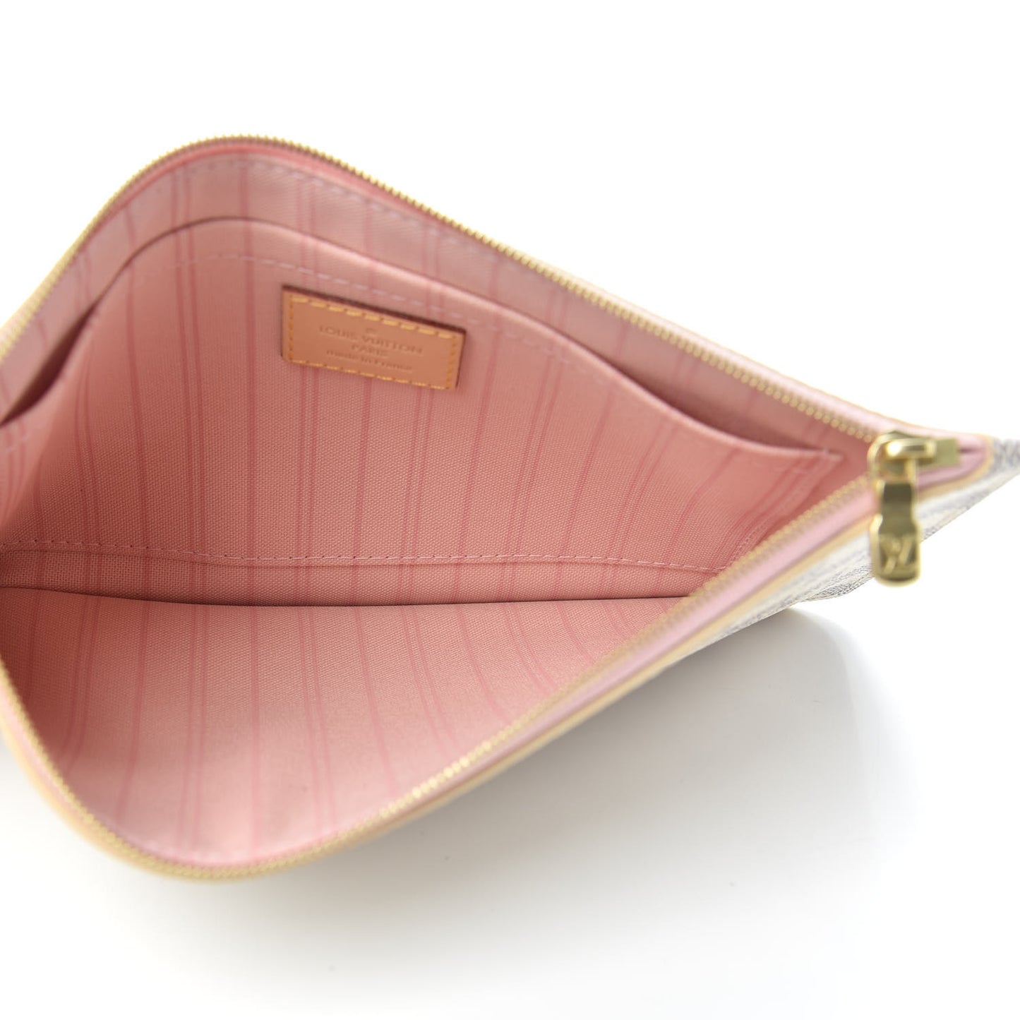 Damier Azur Neverfull MM GM Pochette Rose Ballerine