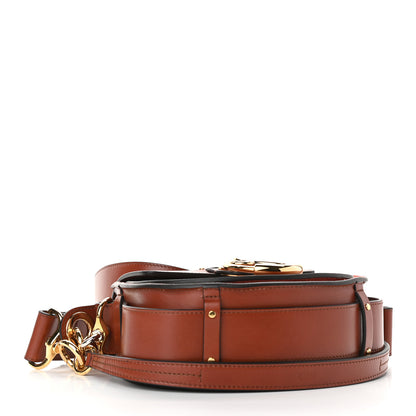 Chloe Calfskin Small Tess Bag Sepia Brown 4 of 9