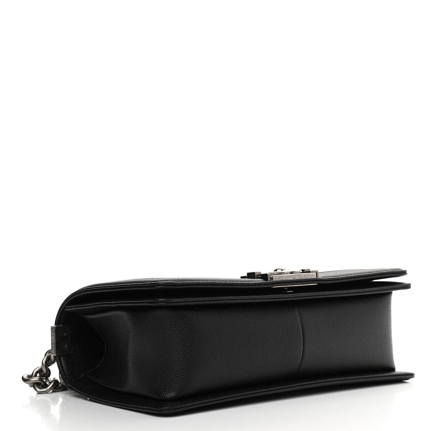 Caviar Quilted Medium Boy Flap Black