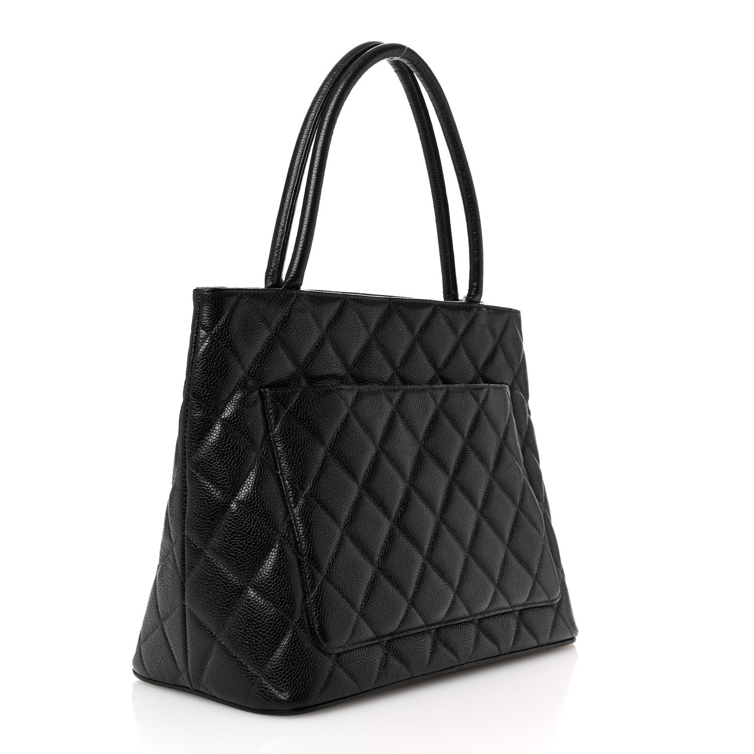 Chanel Caviar Quilted Medallion Tote Black 3 of 13