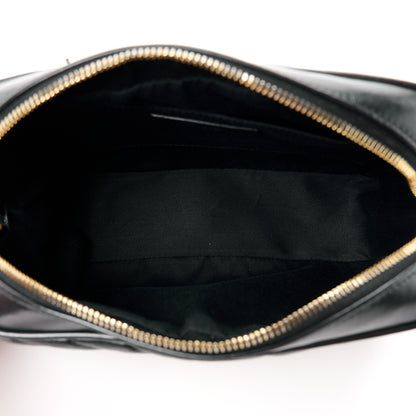 Saint Laurent Calfskin Matelasse Monogram Lou Camera Bag Black 5 of 10