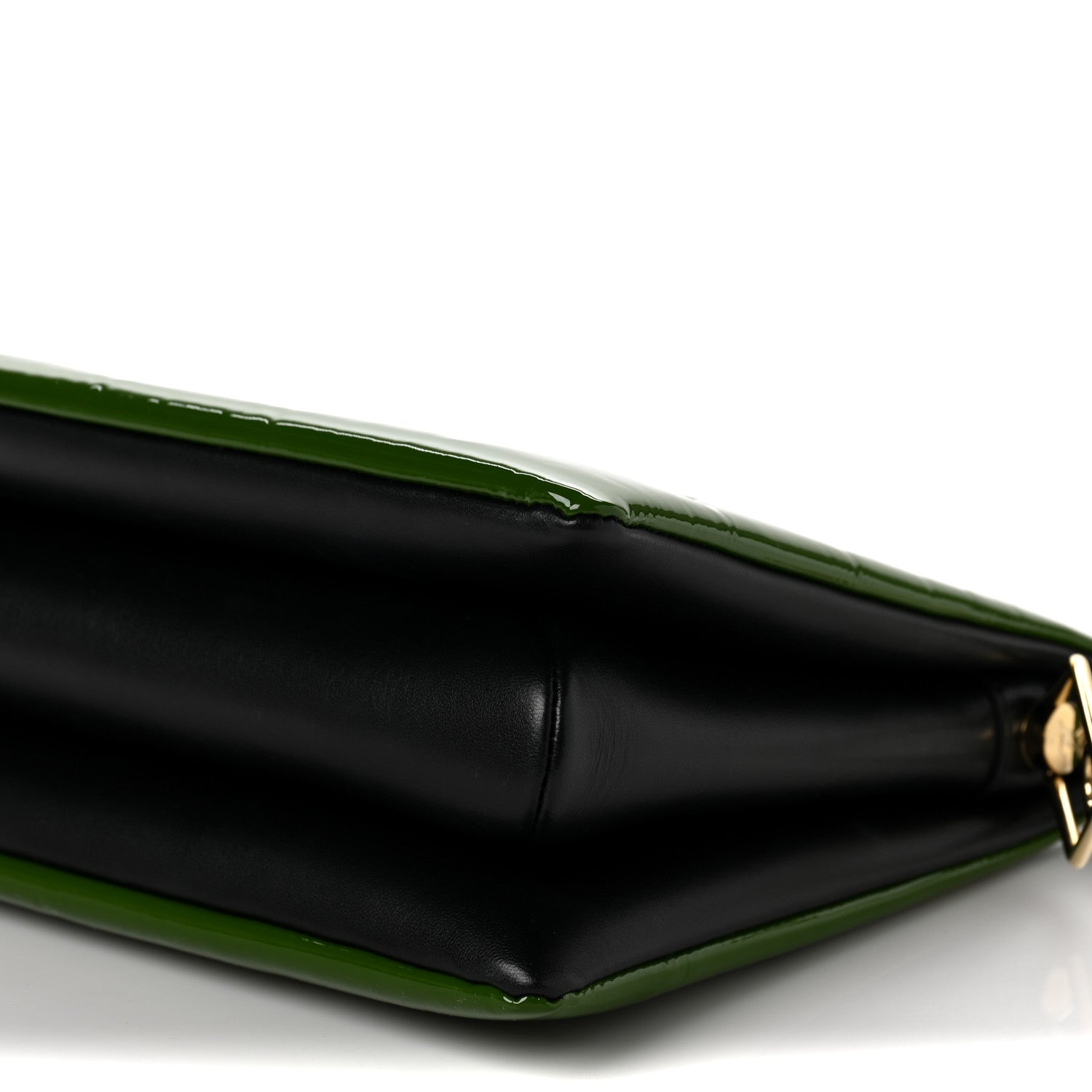 Louis Vuitton Patent Embossed Monogram Coussin PM Green Black 8 of 8