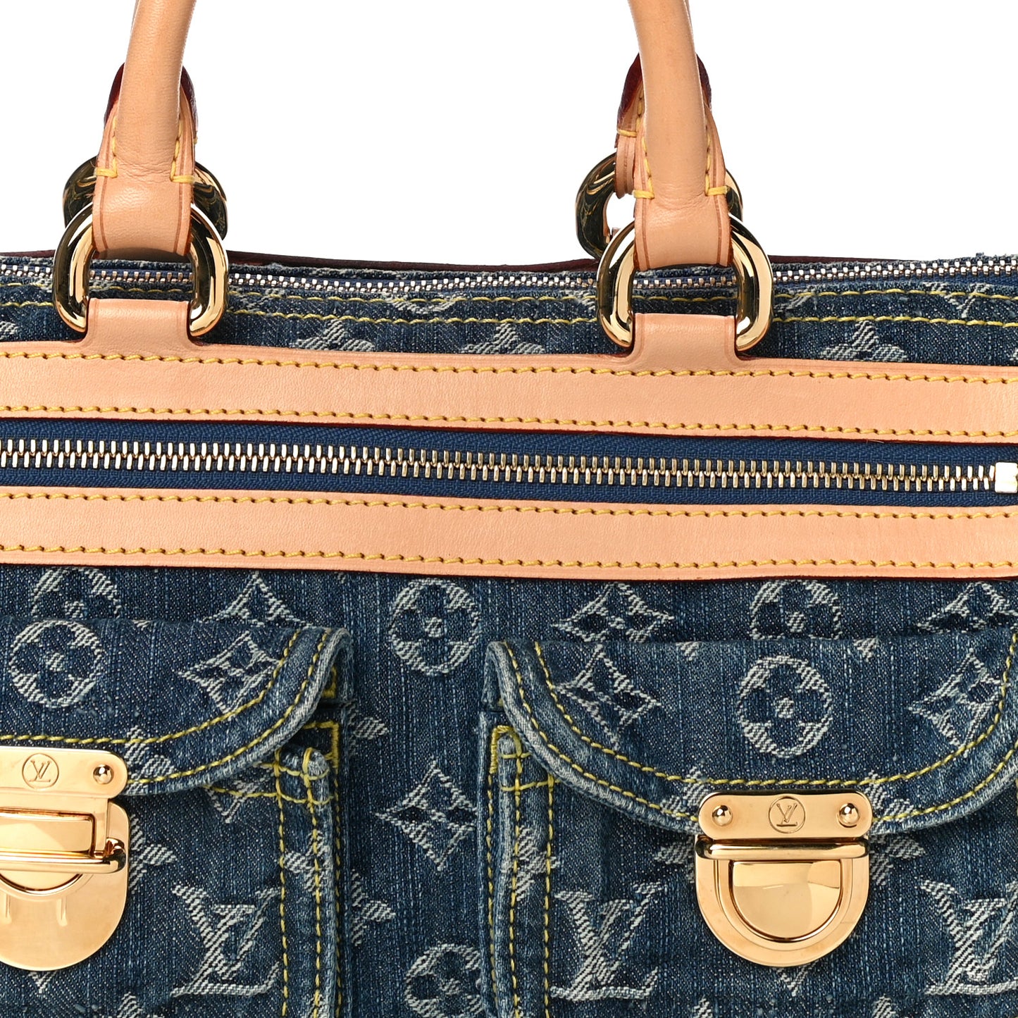 Monogram Denim Neo Speedy Blue