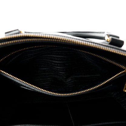 Prada Saffiano Large Galleria Double Zip Tote Black 8 of 14