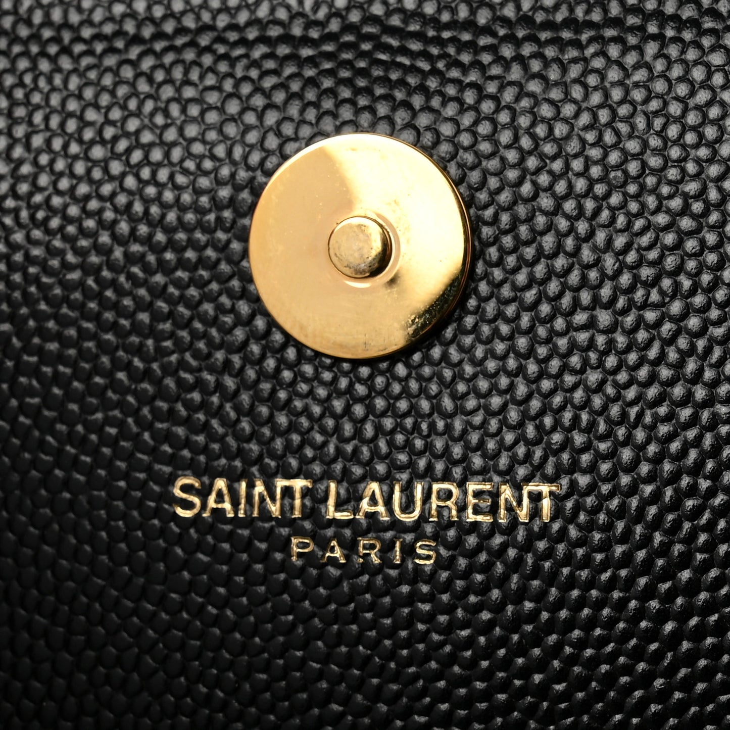 Grain De Poudre Monogram Cassandre Clutch Black