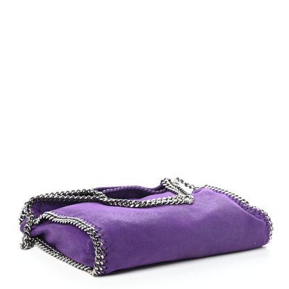 Stella McCartney Shaggy Deer Falabella Fold Over Tote Bright Purple 5 of 10