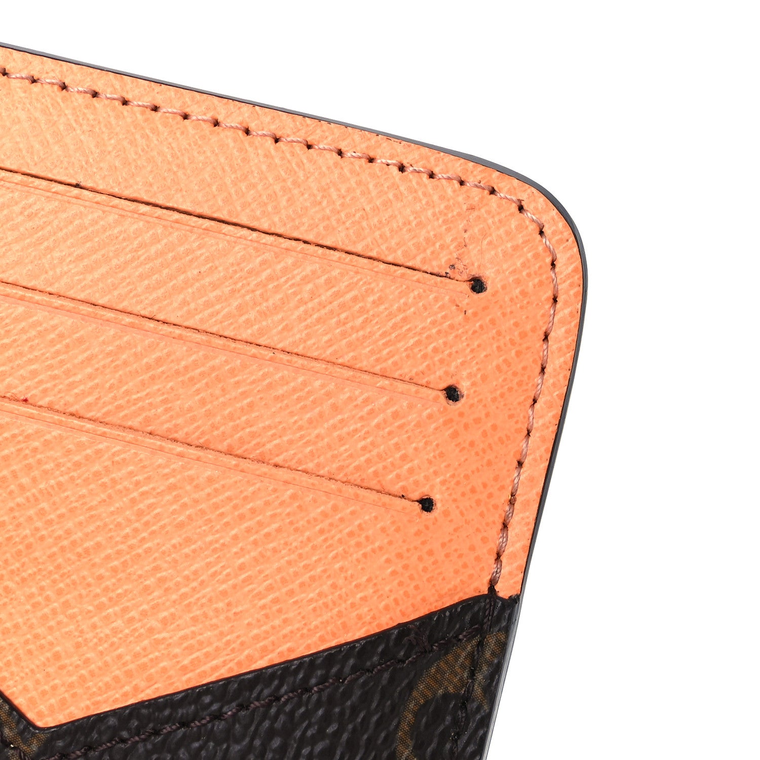 Louis Vuitton Monogram Zipped Romy Card Holder Orange 7 of 7