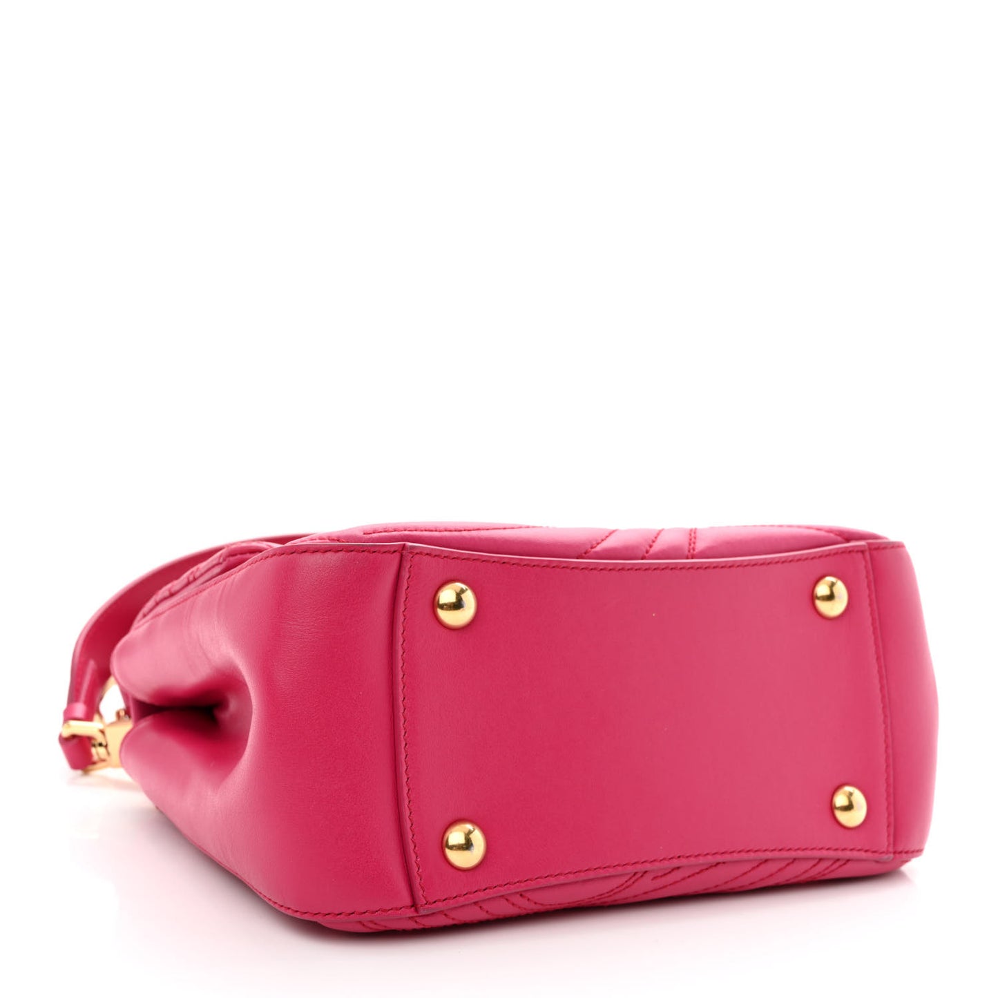 Calfskin Quilted Lexi Shoulder Bag Pink