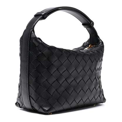 Bottega Veneta Calfskin Nappa Intrecciato Mini Wallace Black 3 of 10