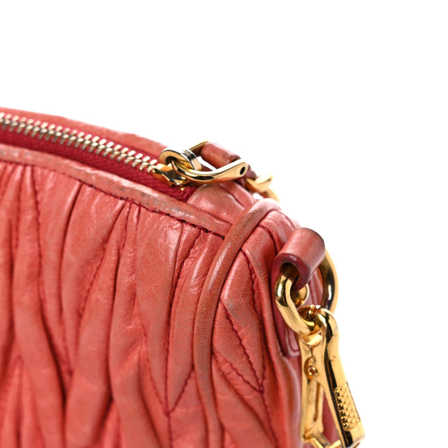 Nappa Matelasse Lux Shoulder Bag Rosa