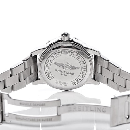 Breitling Stainless Steel 33mm Colt Ocean Chronometer Quartz Watch Blue A77387 6 of 10