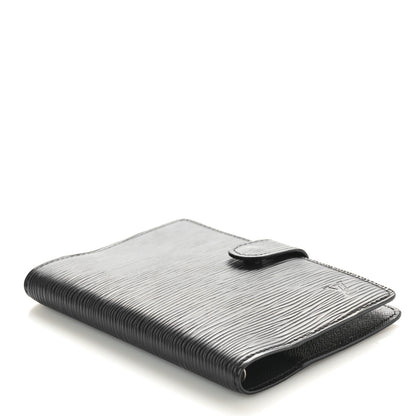 Louis Vuitton Epi Small Ring Agenda Cover Black 4 of 6