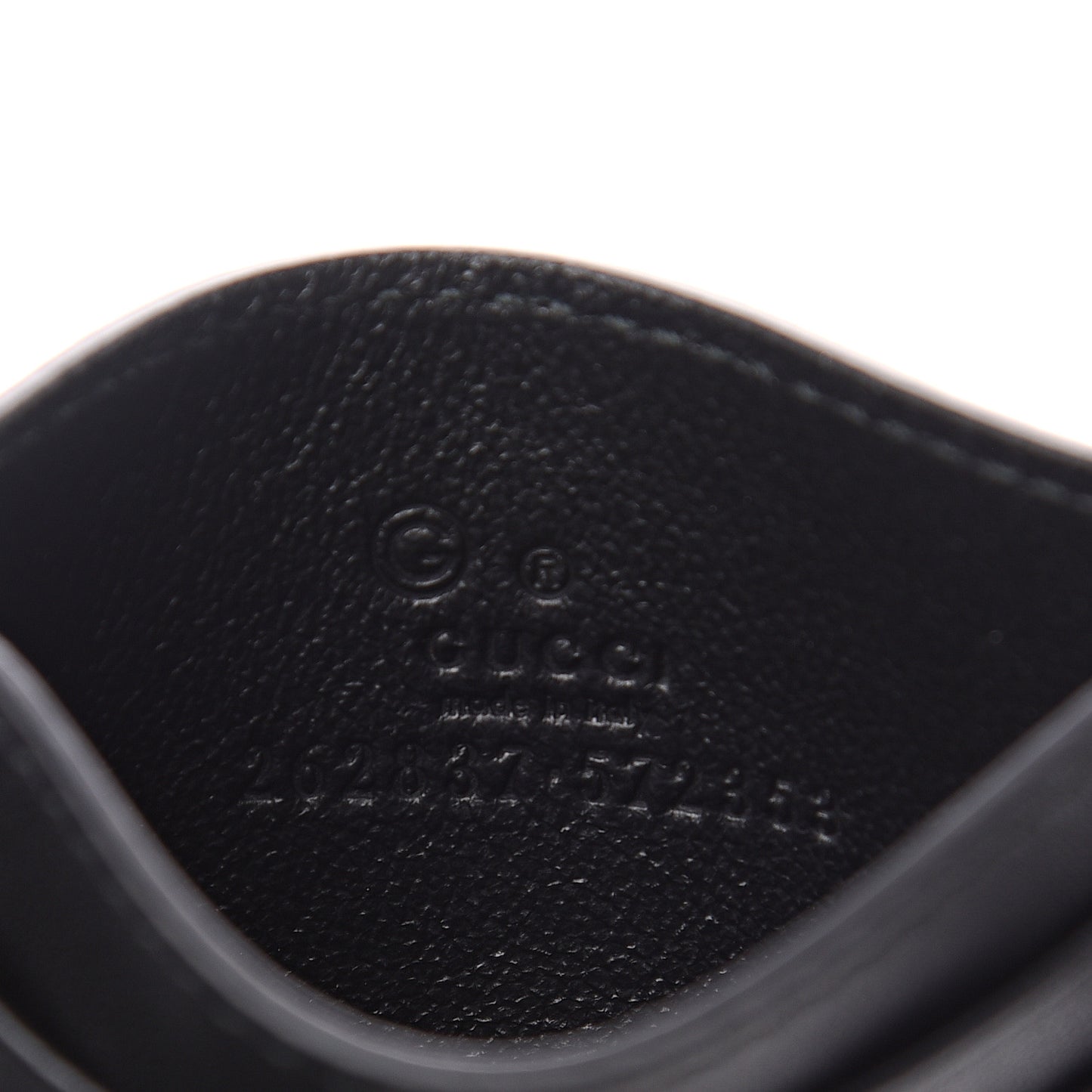 Microguccissima Card Holder Black