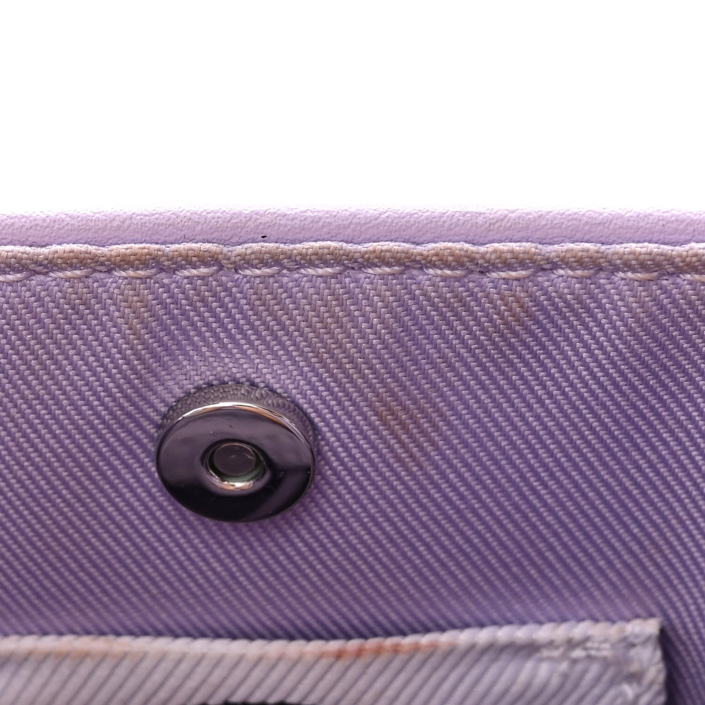 Vegan Leather Small Shopping Bag Lavender