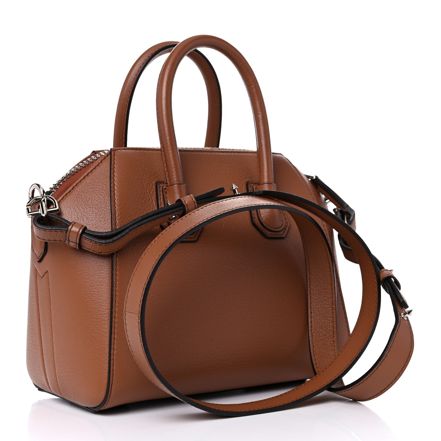 Givenchy Sugar Goatskin Mini Antigona Pony Brown 3 of 10
