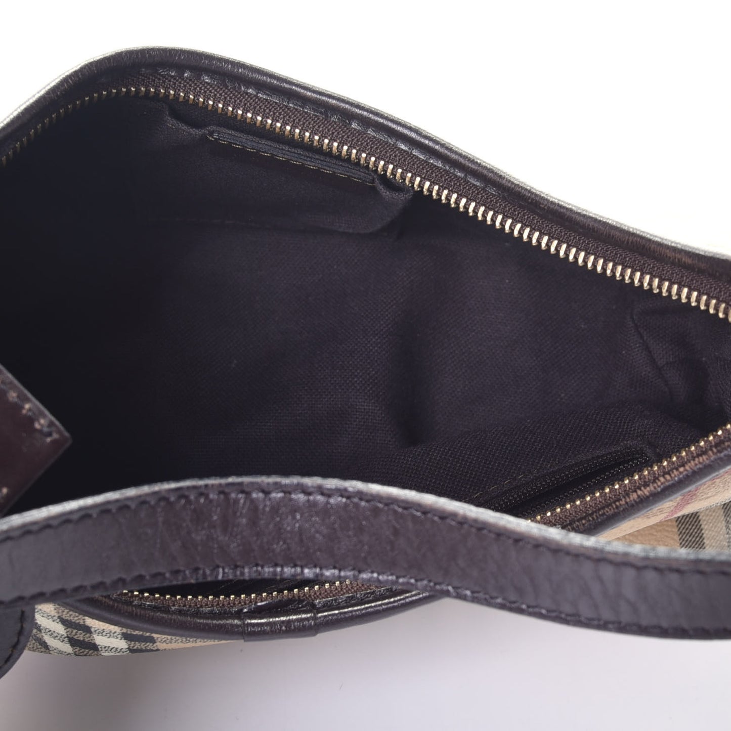 Haymarket Check Small Shoulder Bag Chocolate