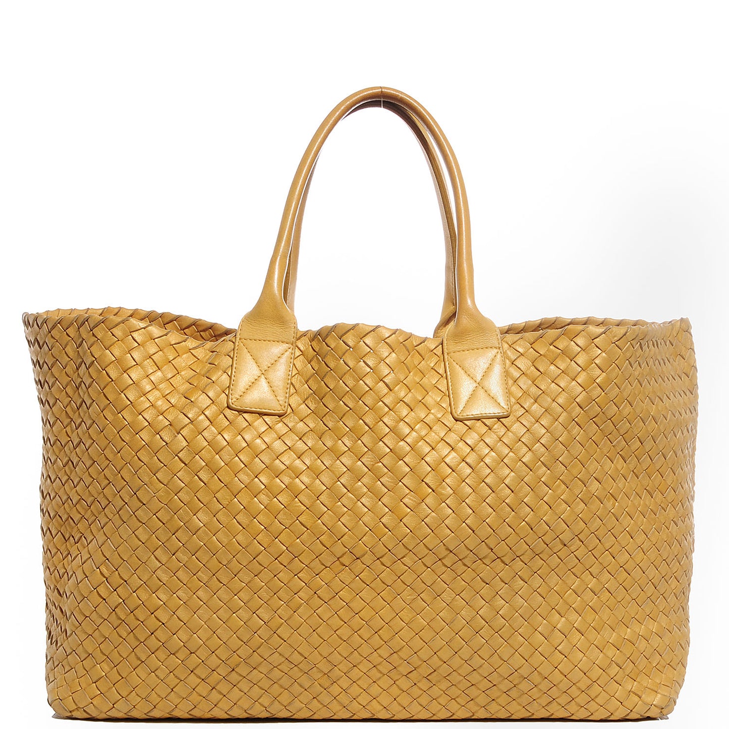 Nappa Intrecciato Large Cabat Gold