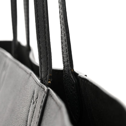 Louis Vuitton Calfskin Lockme Cabas Black 19 of 23