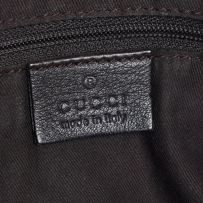 Gucci Crystal Monogram Medium Web Tote Brown 6 of 8