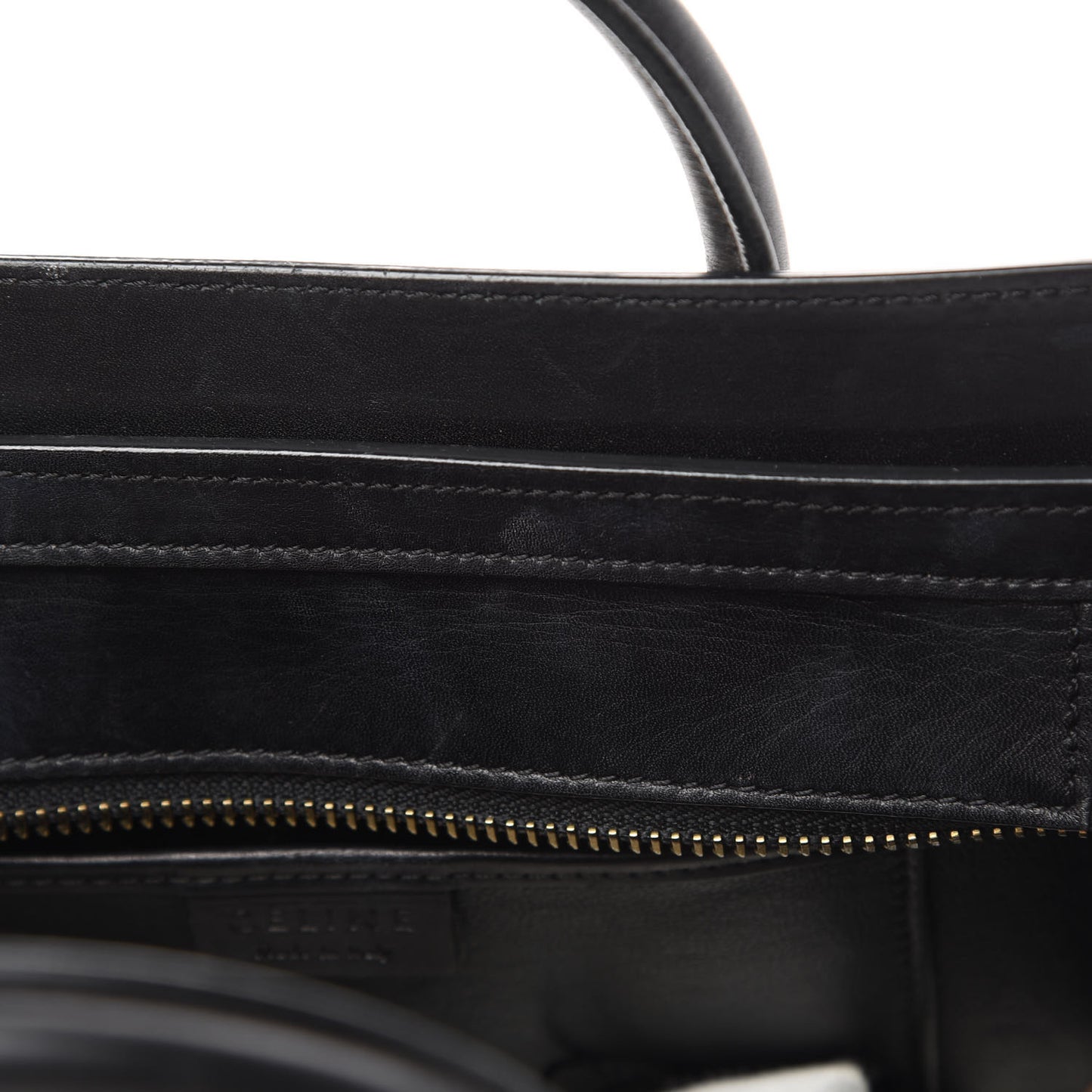 Satin Calfskin Nano Tri-Color Luggage Seashell