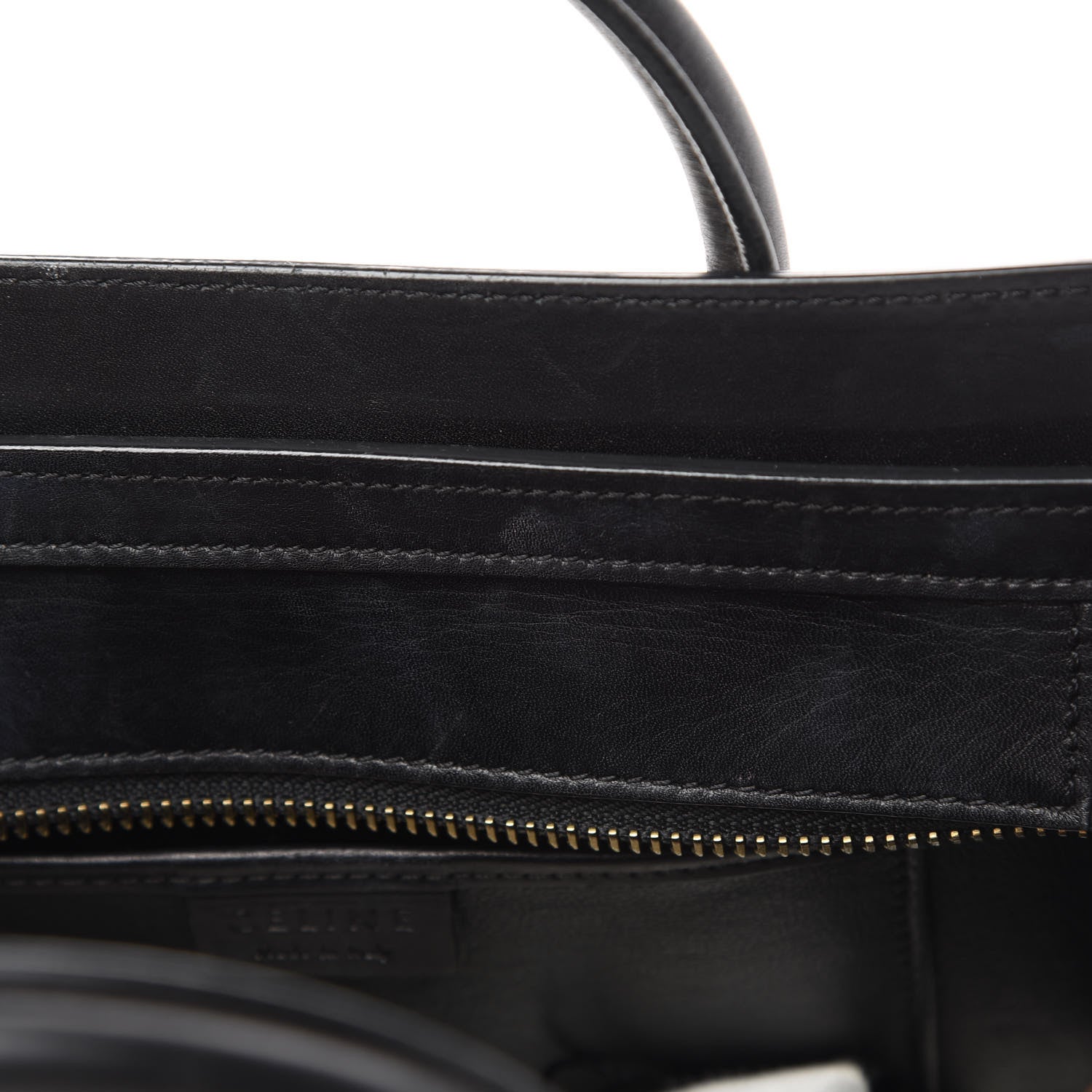 Celine Satin Calfskin Nano Tri-Color Luggage Seashell 11 of 17