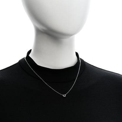 Tiffany Platinum Aquamarine Elsa Peretti Color by the Yard Pendant Necklace 2 of 5