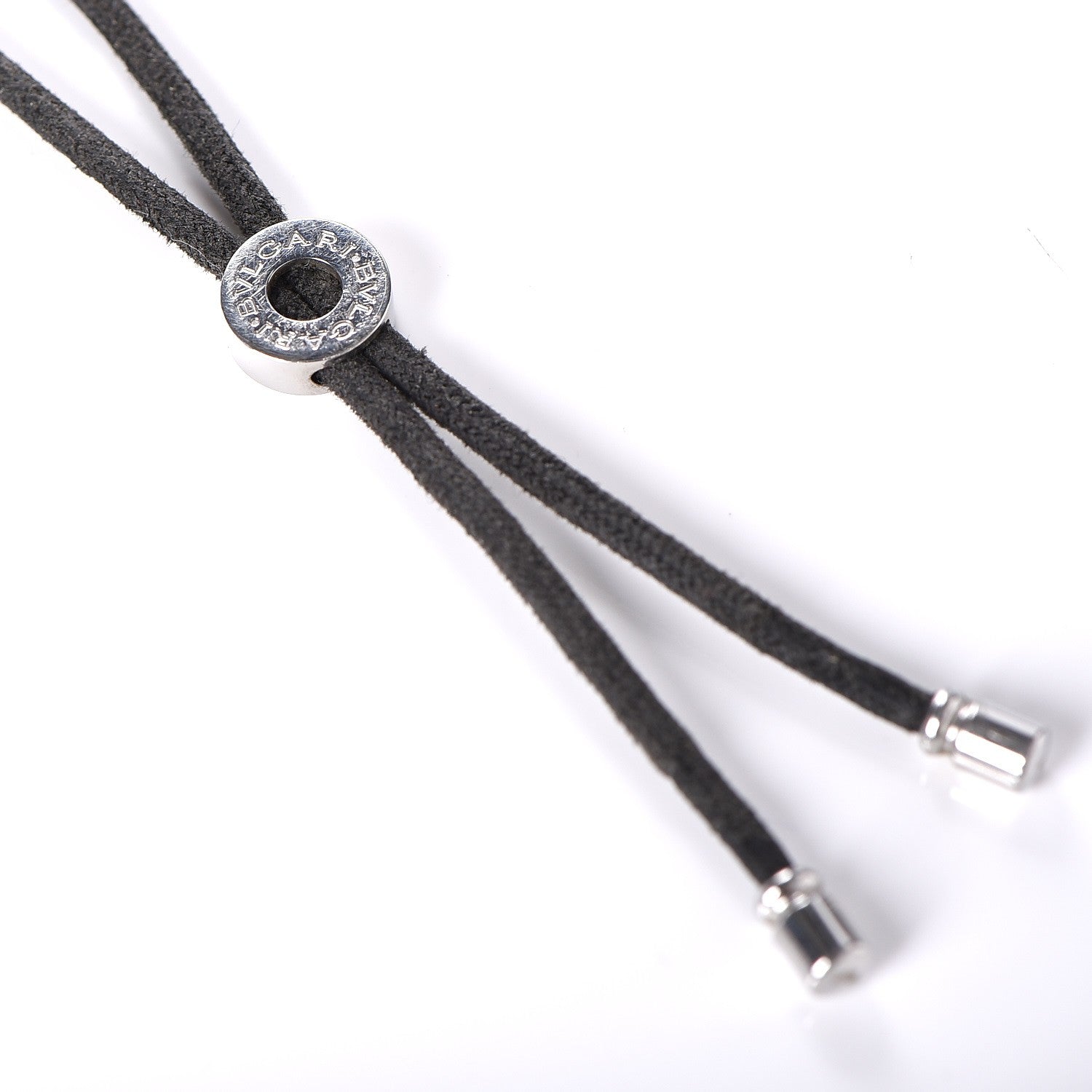 Bulgari Stainless Steel Diamond Parentesi Pendant Necklace 6 of 6