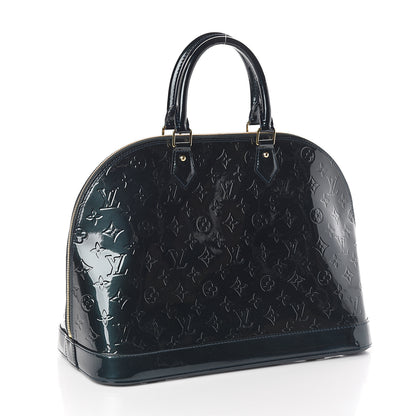 Louis Vuitton Vernis Alma GM Blue Infini 2 of 8