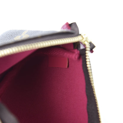 Louis Vuitton Monogram 2020 Christmas Animation Roller Coaster Mini Pochette Accessories Pivoine 8 of 9